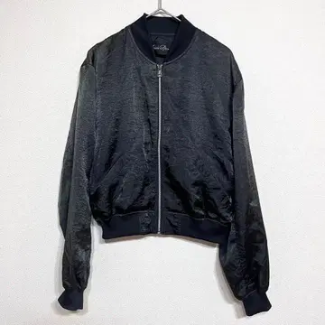 [ M ] 제조사 불명 여성용 MA-1 블루종 블랙