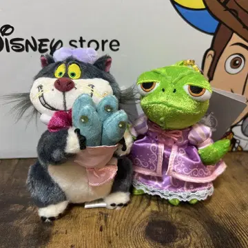 신데렐라 루시퍼 라푼젤 파스칼 봉제 인형 키링 세트