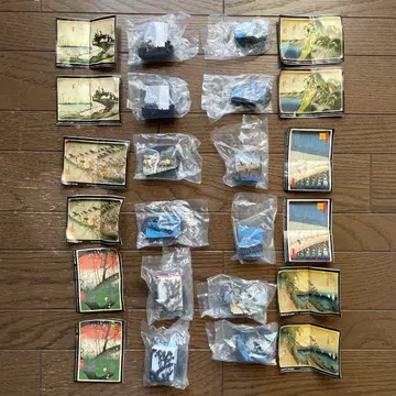 카이요도 가챠 우타가와 히로시게 입체 조립 그림 전 12종