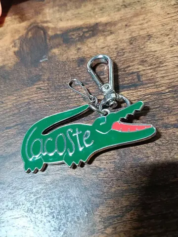 Lacoste 악어 로고 키링 그린 중고
