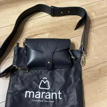 marant 가죽 숄더백 블랙