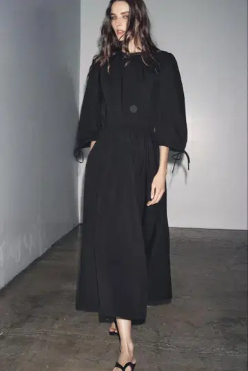 ZARA 개더 푸딩 원피스 ZW 컬렉션
