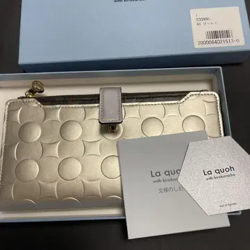 La quoh 실버 장지갑