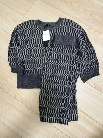 JEANASIS 체크 무늬 셋업 F