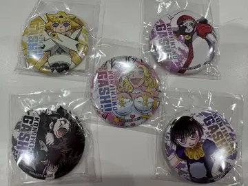 금색의 갓슈벨 캔뱃지 5개 세트