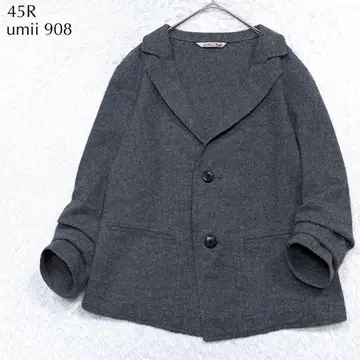 [새상품급] 45R umii908 융모 울 테일러드 자켓 고급 오피스