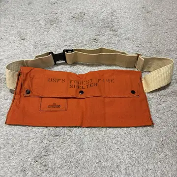 빈티지 USFS Forest Fire Shelter 웨스트 파우치