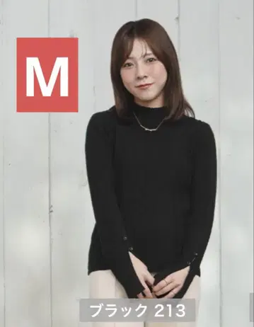 [ 미사용 새상품 택 포함 ] 시마무라 yumi 리브 니트탑 블랙 M