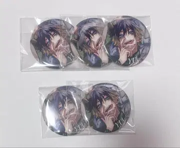 HoneyWorks FT4 YUI 사랑해 캔뱃지 5개 세트