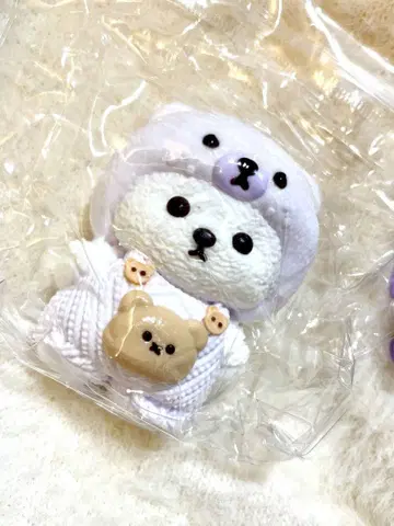 lulumii 스퀴즈 퍼플 곰 타바 스퀴즈 쪼물쪼물