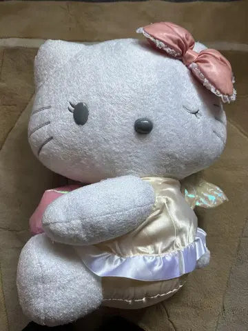 헬로키티 봉제 인형 드레스 천사 엔젤 키티 빅사이즈