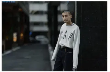 GAP 갭 로고 kid fresino YZERR 프레시노 맨투맨