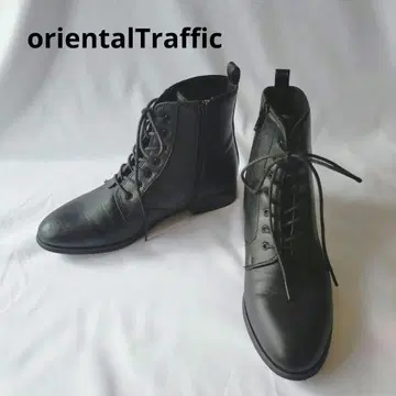 53 [새상품급] orientalTraffic 레이스업 부츠 지퍼