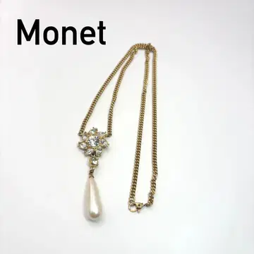 [ 새상품급 ] 모네 빈티지 MONET 목걸이 펄 모티브