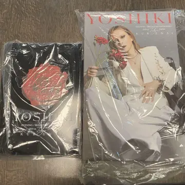 YOSHIKI 퍼스트 렉 쇼 기념품 플라스틱 케이스 종이 상자