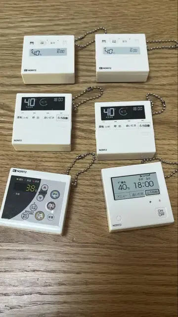 노리츠 온수기 리모컨 가챠가챠 6개 세트 전 종류