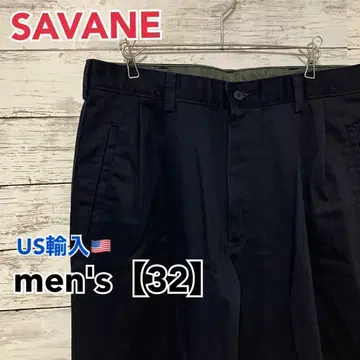 C57 [US 수입] SAVANE 하의/팬츠 네이비 men's [32]