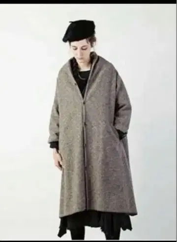 네스트로브 압축 울 롱 코트 그레이지 nest robe
