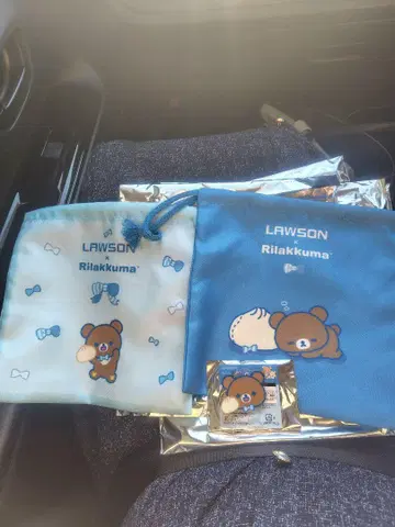 LAWSON 리라쿠지 갈색곰 세트