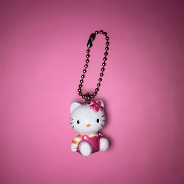 [레트로 레어] SANRIO 헬로키티 카오하나키티 볼체인