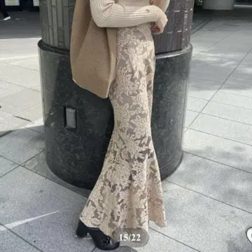 Acka 레이스 머메이드 스커트