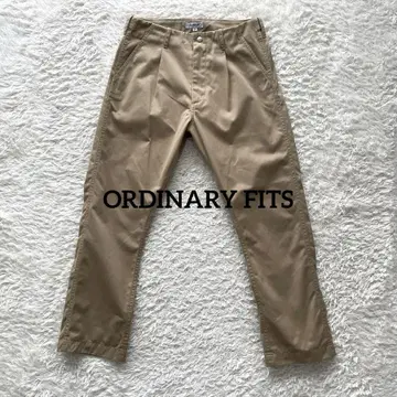 컨디션 최상 ORDINARY FITS 이지 팬츠 치노 팬츠 베이지