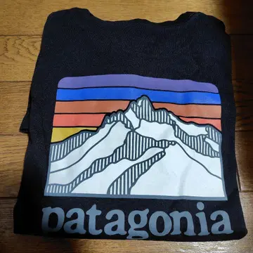 patagonia 블랙 T셔츠 L 사이즈