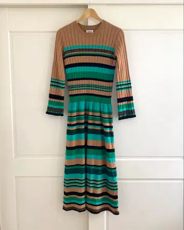 COOHEM 요네토미 스트라이프 니트 원피스 CITYSHOP M 새상품급