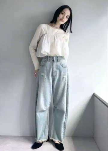 [ mystic ] 커브 데님
