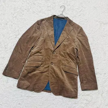 [ 에스트네이션 ] 테일러드 자켓 코듀로이 면 일본제 브라운 L