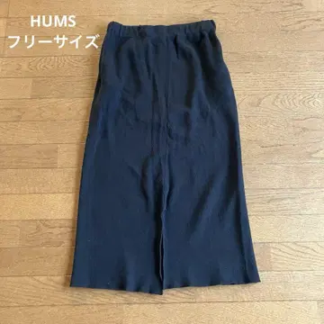 HUMS 하무즈 타이트 스커트 블랙 프리 사이즈 허리밴딩