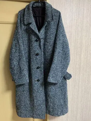 Moessmer 롱 코트 스탠 칼라 오버 사이즈 코트