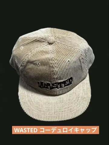 [ WASTED 코듀로이 캡 베이지 ]
