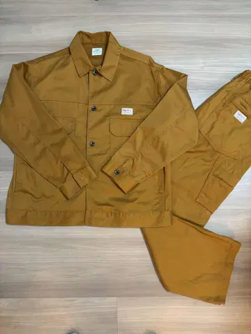 SMITH'S 브라운 커버올 셋업