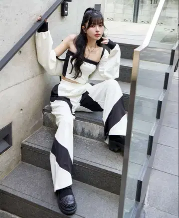다리치 저지 후드티 3피스 아이보리 FS