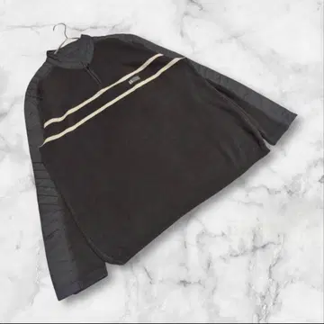 빅 사이즈 [ 아르마니 익스체인지 ] (XL) 니트 하프 지퍼 이소재