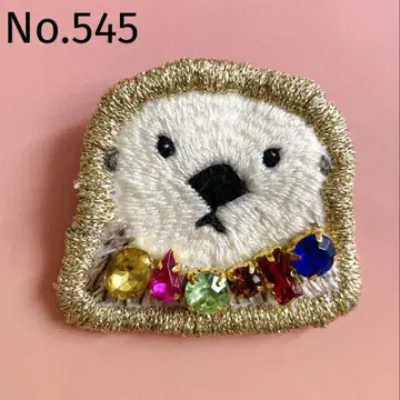 [ No.545 ] DX 랏코 자수 브로치