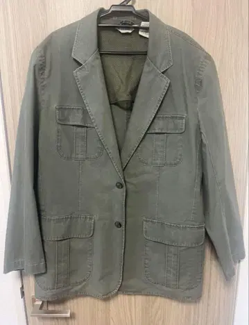 L.L.Bean 테일러드 자켓 사파리 자켓 40 카키