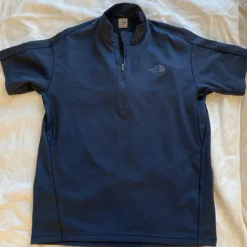THE NORTH FACE 하프 지퍼 티셔츠 M 네이비