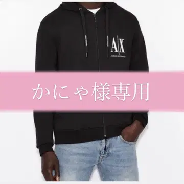 A|X 블랙 후드티 지퍼 포함