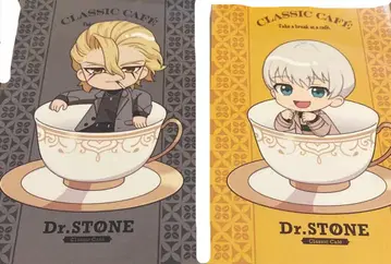 Dr.STONE AMO CAFE 아모카페 혜택 엽서 스탠리