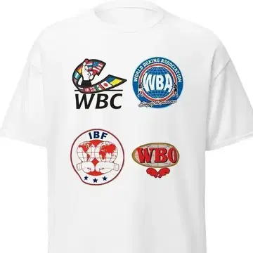 WBA WBC IBF WBO 티셔츠 4단체 복싱