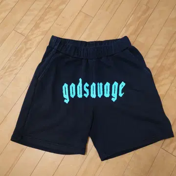 godsavage 블랙 숏팬츠 M