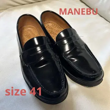 MANEBU 가죽 로퍼 블랙 사이즈 41