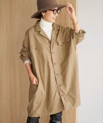 22AW plage Utility Long 셔츠 플라주 38