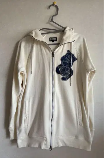 PPFM 풀 지퍼 후디 아이보리