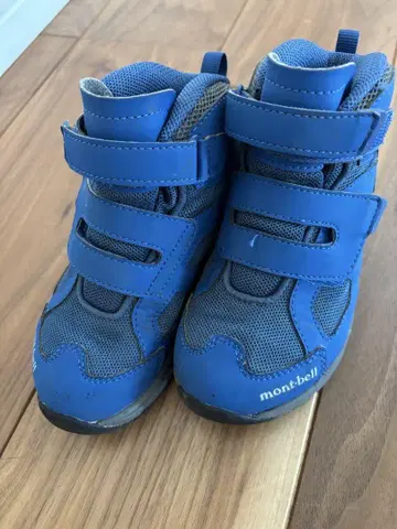 mont-bell 트레킹 슈즈 파랑 17cm