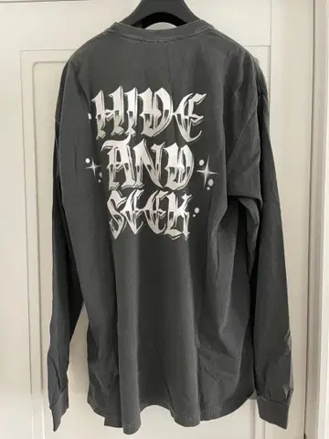 하이드앤시크 긴팔 티셔츠 H&S 롱티