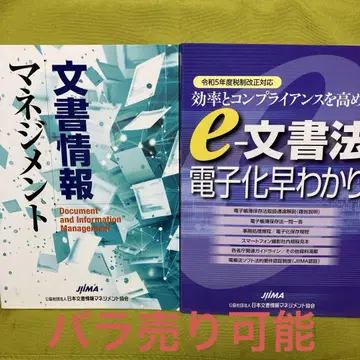 문서 정보 관리 레이와 5년도 e-문서법 전자화 쉽게 알기 2권 페어