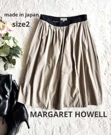 마가렛호웰 플레어 스커트 코듀로이 코튼 100% 일본제 M